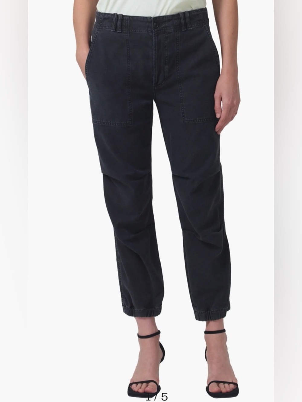 Citizens of Humanity - Agni Utility Trouser in Corduroy Washed Charcoal